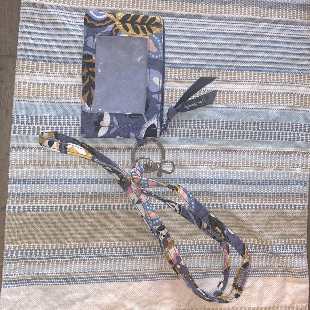 Vera Bradley Lanyard/ ID and card holder combo